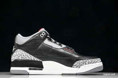 Hyperoad Air OG Cement” Jordan 3 “Black 2024 0824